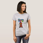 T-shirt à pas (Devant entier)