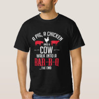 a pig a chik and a cow funny bbq joke
