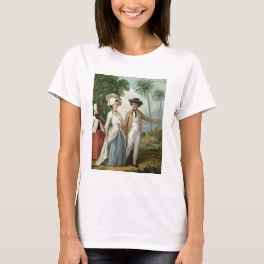 T-shirt A Planter and his Wife, Attaché par un serviteur, (Devant)