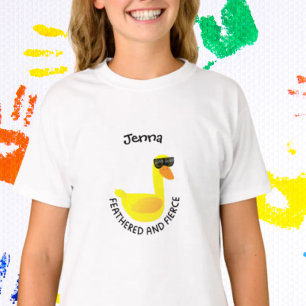 T-shirt À plumes et féroce