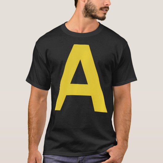 T-shirt A Pour Alvin (Devant)