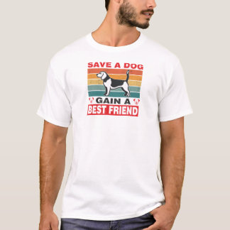 T-shirt A Present for Rescue Dog Lovers