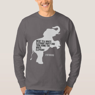 T-shirt A pris la maison Eléphant blanc drôle