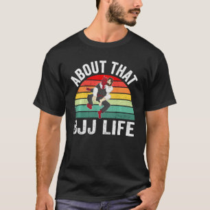 T-shirt A Propos De Bjj Life Brésilien Jiu Jitsu Christia