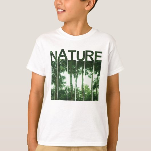 T-shirt À propos de la nature (Devant)