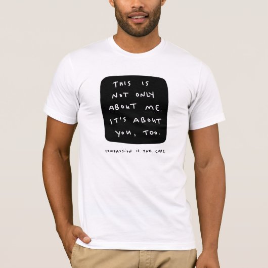 T-shirt À propos de toi aussi (Devant)