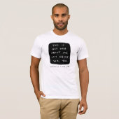 T-shirt À propos de toi aussi (Devant entier)