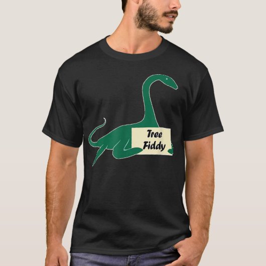 T-shirt À propos de Tree Fiddy Funny Loch Ness Monster Tee (Devant)