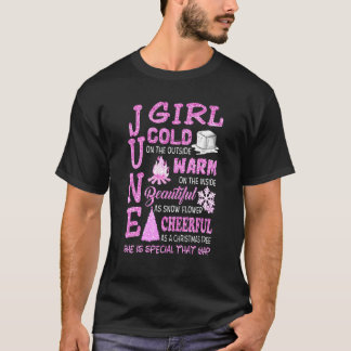 T-shirt À propos Juin Chemise fille Juin Fille Froid Chaud