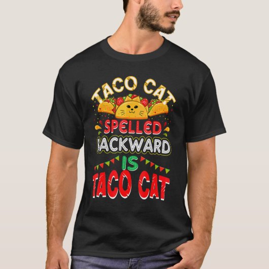 T-shirt À Propos Tacos Taco Chat Spward Est Taco Chat (Devant)