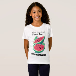 T-Shirt À quelle heure est-il ? L'heure de la pastèque