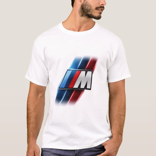 T-Shirt à rayures pour course automobile (Devant)