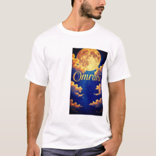 T-shirt à relevé de qualité Omrani Moon