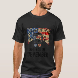 T-shirt À Roevember Messy Bun USA 1