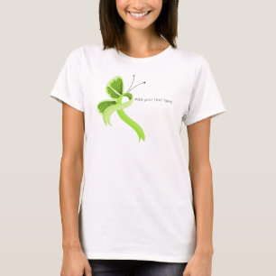 T-shirt à ruban pour la sensibilisation au vert de