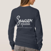 T-Shirt à sabot long pour les supermums - Navy (Dos)