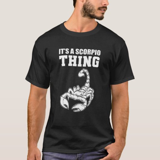 T-shirt A Scorpio Thing Person (Devant)