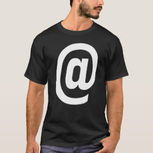 T-SHIRT À SIGNER @ MARQUE DE PONCTUATION SYMBOLE