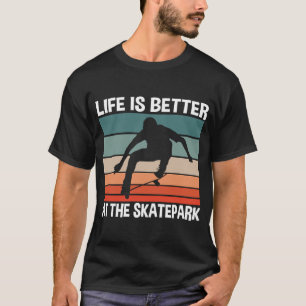 T-shirt À Skatepark Skateboard Skateboard Skateboard