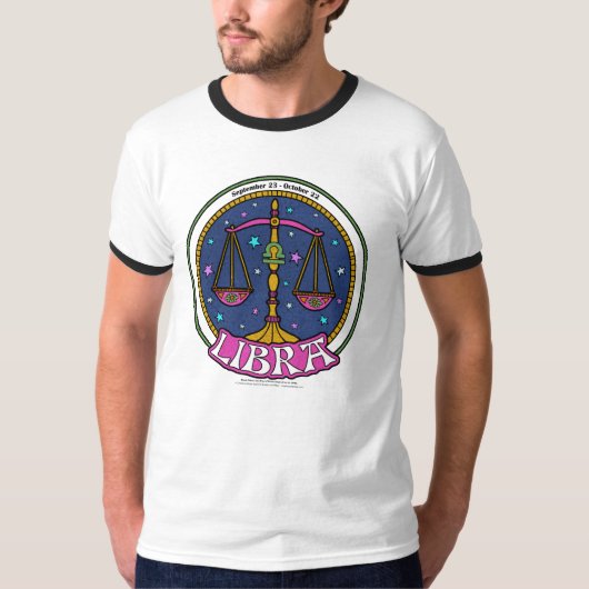 T-Shirt à sonnerie de base pour hommes NP Libra (Devant)