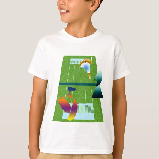 T-shirt A Surreal Tennis Match (Devant)