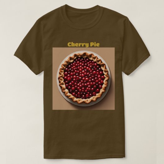 T-shirt à tarte cerise (Design devant)