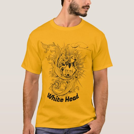 T-shirt à tête blanche (Devant)