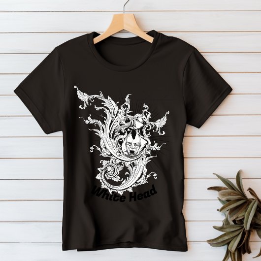 T-shirt à tête blanche