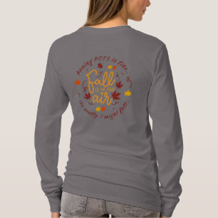 T-Shirt À Thème Automne Pots