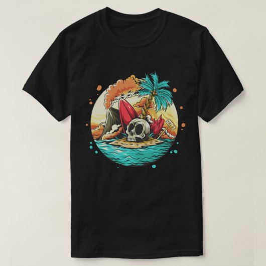 T-shirt à thème d'été (Design devant)
