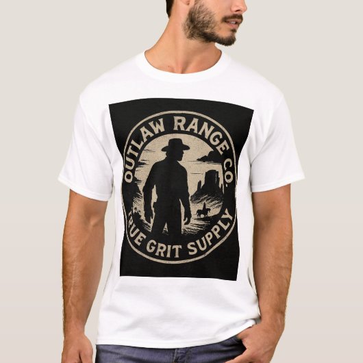 T-shirt à thème occidental (Devant)