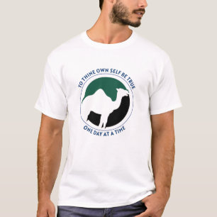 T-shirt À toi-même être vrai Chemise - Vert/Noir