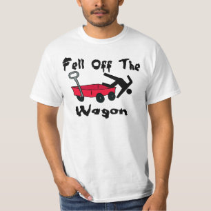 T-shirt A tombé le tee - shirt de chariot