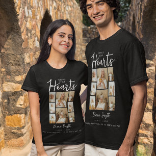 T-shirt À Tout Jamais Dans Nos Cœurs Mémorial En Collage