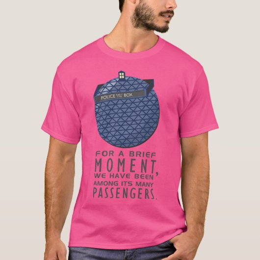 T-shirt À Travers Le Temps Et L'Espace (Devant)