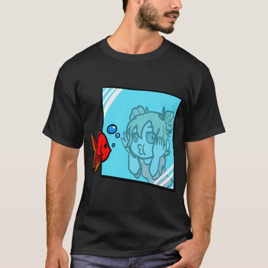 T-shirt À travers le verre (Devant)