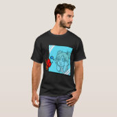 T-shirt À travers le verre (Devant entier)