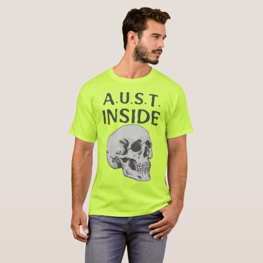 T-shirt A.U.S.T. à l'intérieur de V (Devant entier)