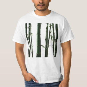 T-shirt à valeur masculine en bambou exotique
