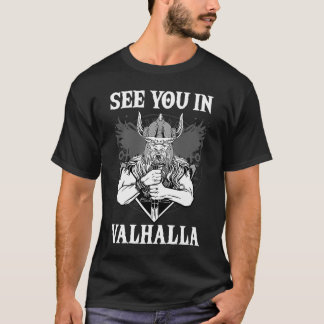 T-shirt À Valhalla Nordic Viking Mythologie 7