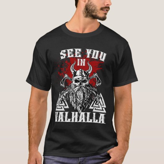 T-shirt A Valhalla, on se voit à Walhalla (Devant)