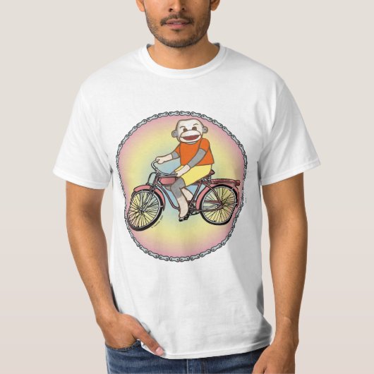 T-Shirt à vélo Pedal Monkey (Devant)