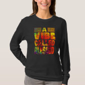 T-shirt A Vibe Called Blessed Tie Dye Text (Devant)