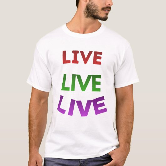 T-shirt à vie (Devant)