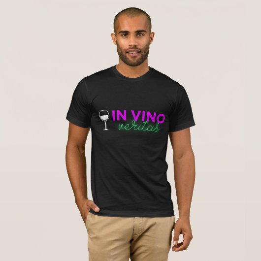 T-shirt à Vino Veritas (Devant entier)