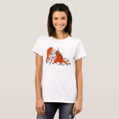 T-shirt à visage féminin (Devant entier)