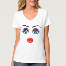 T-shirt à visage mignon