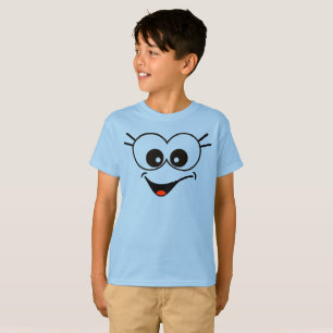 T-shirt à visage souriant