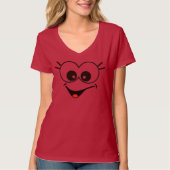 T-shirt à visage souriant (Devant)