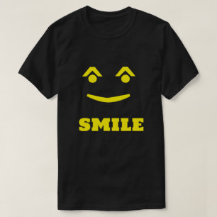 T-shirt à visage souriant
